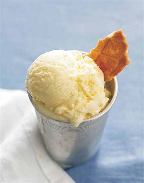 Sweet cream ice cream - John Kernick. F&W's Justin Chapple doesn't use an ice cream maker for this sweet and creamy custard-based ice cream. Instead he spoons the custard into a large resealable freezer bag (pressing out ...